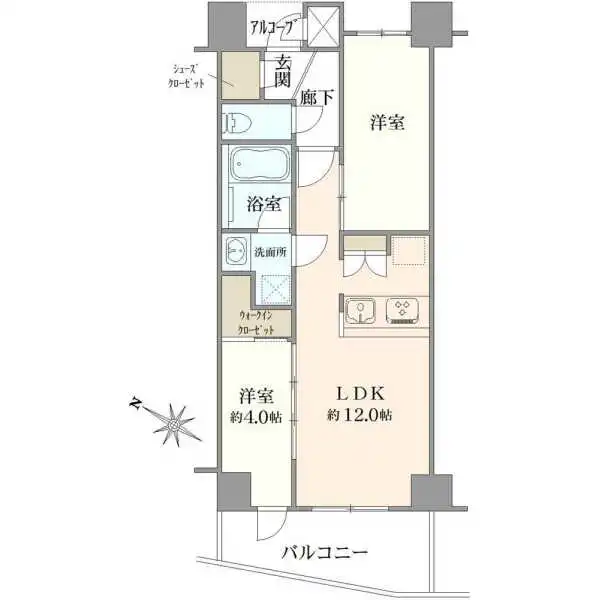 スタジオデン横濱吉野町ＩＩ 間取図