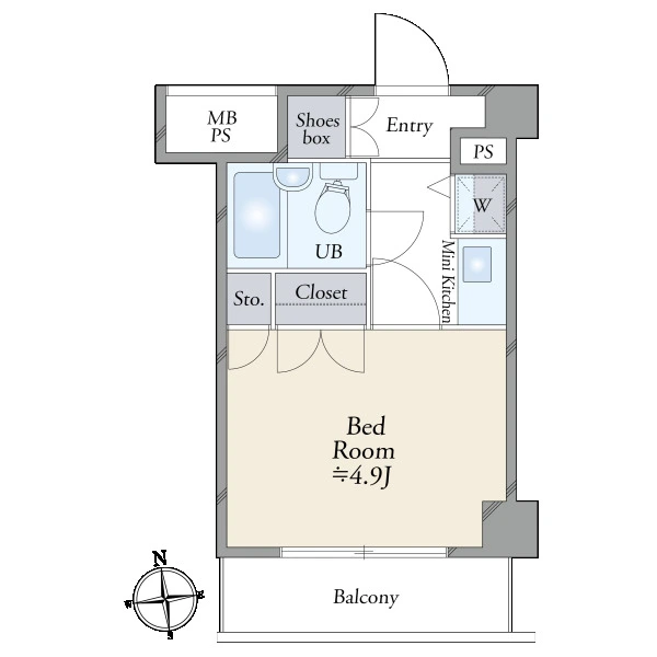 クリオ鶴見伍番館 間取図