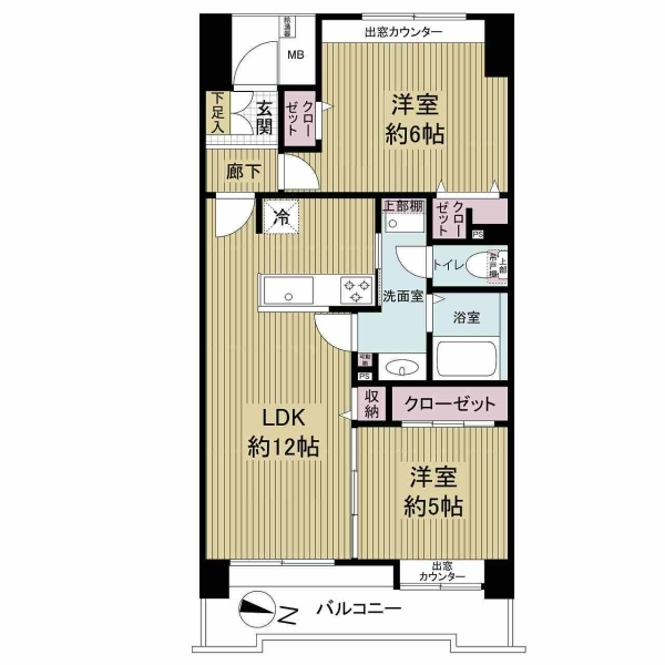青戸パークホームズ 間取図