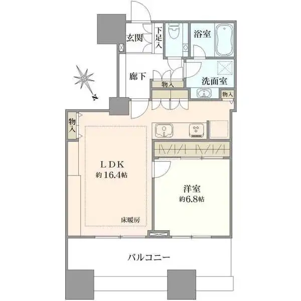 芝浦アイランドケープタワー 間取図