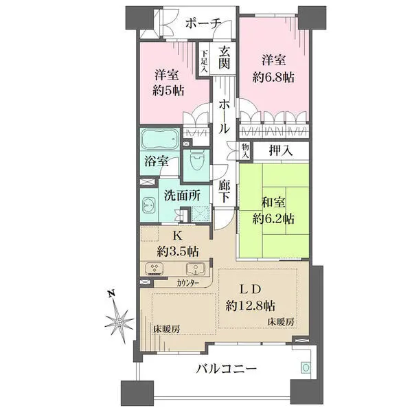 メリア 間取図
