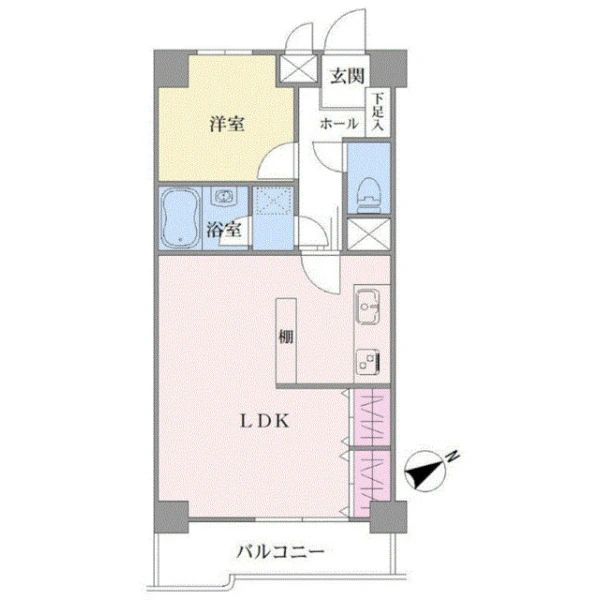 ライオンズマンション鶴見中央 間取図