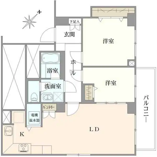 元代々木ペアシティ 間取図