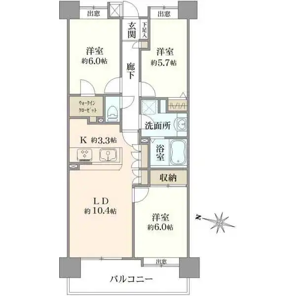ローヤルシティ新小岩 間取図