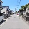 松戸市秋山 車庫入れの際の切り返しにも十分な幅員