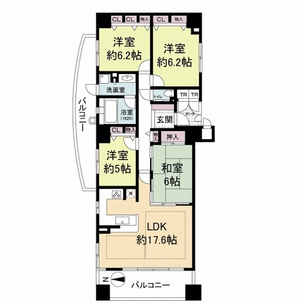 ファミール京都グランアクシス 間取図