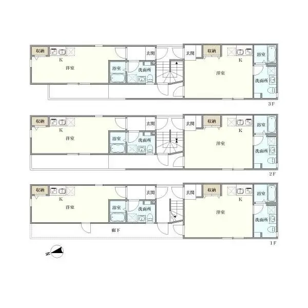 名古屋市西区則武新町2丁目 間取図