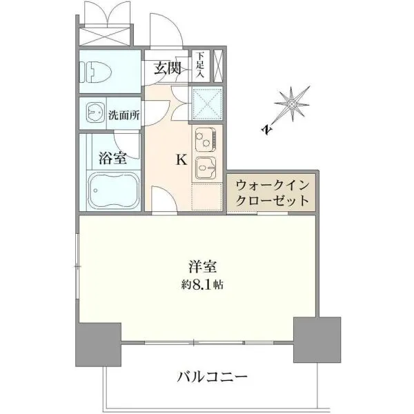 リルシア東向島 間取図
