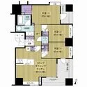 レグノ・ドウェル亀戸 全居室収納つき、独立性の高い３LDK