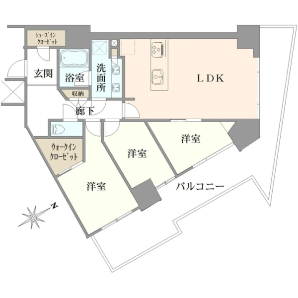 キャピタルマークタワー 間取図