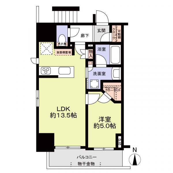 オープンレジデンシア栄ＴＨＥ　ＣＯＵＲＴ 間取図