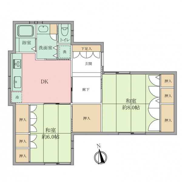 茅ヶ崎市東海岸北５丁目 間取図