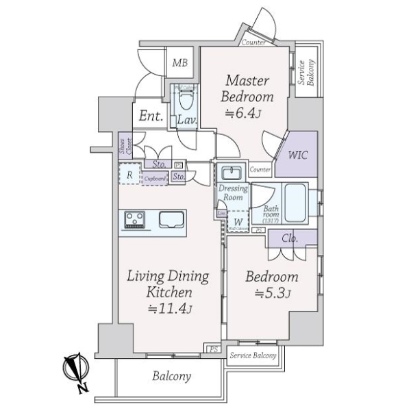 コノエ本郷三丁目 間取図