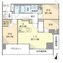 ジオ碑文谷一丁目 間取図