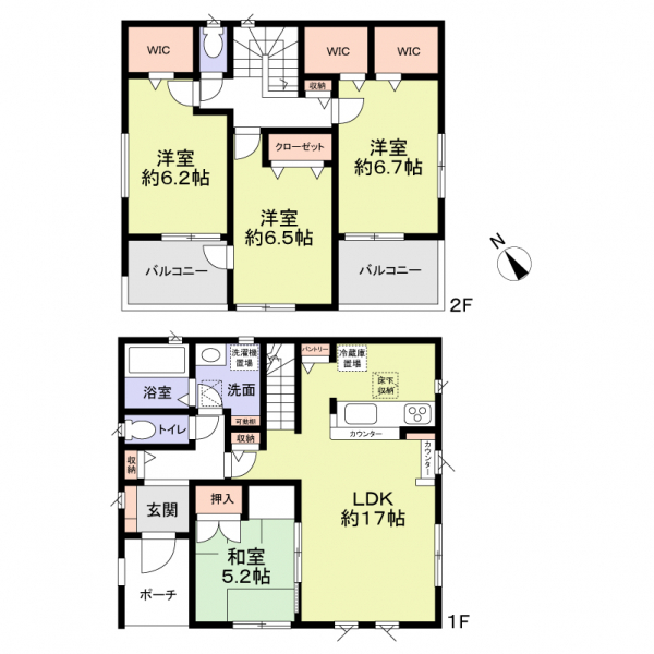 さいたま市見沼区大字蓮沼 間取図