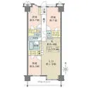 ガーデンホーム住吉パークフォート 間取図