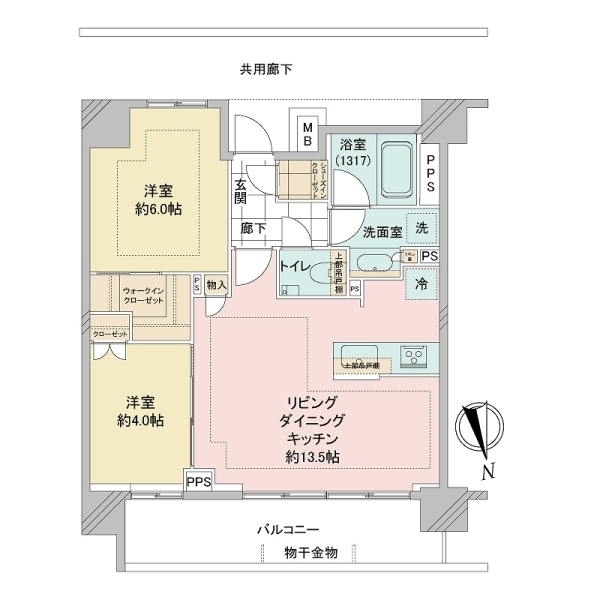 アールブラン大森レジデンス 間取図