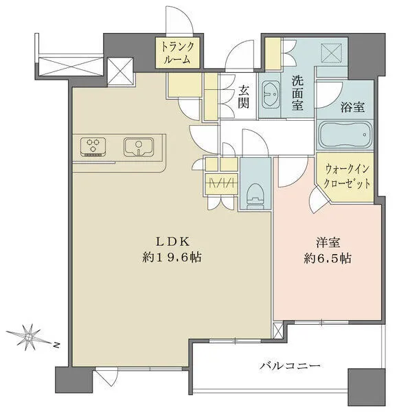 シティタワー梅田東 間取図