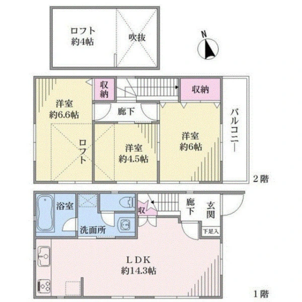 大田区山王２丁目 間取図