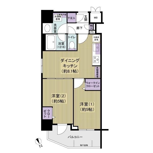 ビィ・フォルマ亀戸 間取図