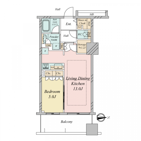 プレサンスレジェンド堺筋本町タワー 間取図