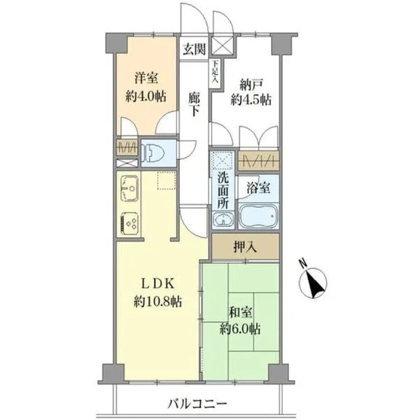 クレッセント尾山台 間取図