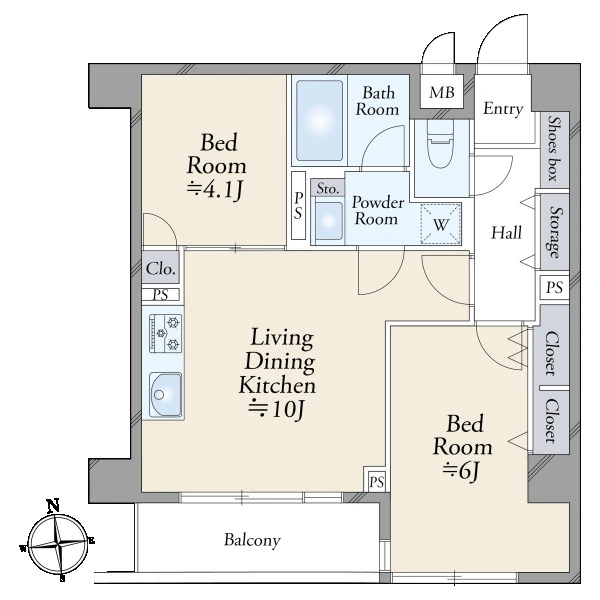 パティオ西早稲田 間取図