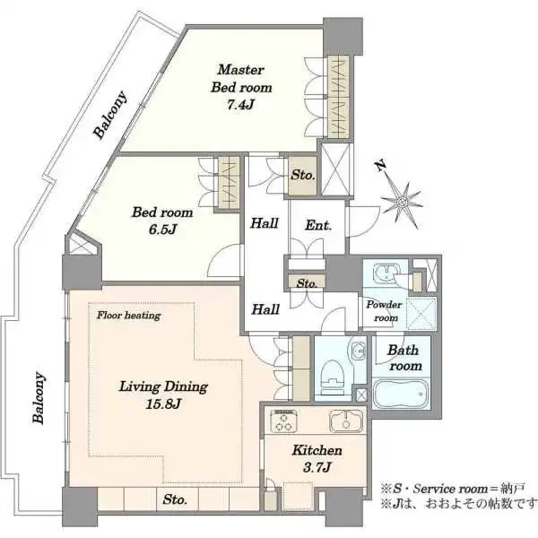 ローレルコート新宿タワー 間取図