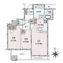 エルグレースタワー大阪同心 間取図