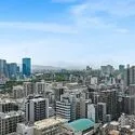 エルグレースタワー大阪同心 バルコニーからの大阪城が見えます（気象条件による）