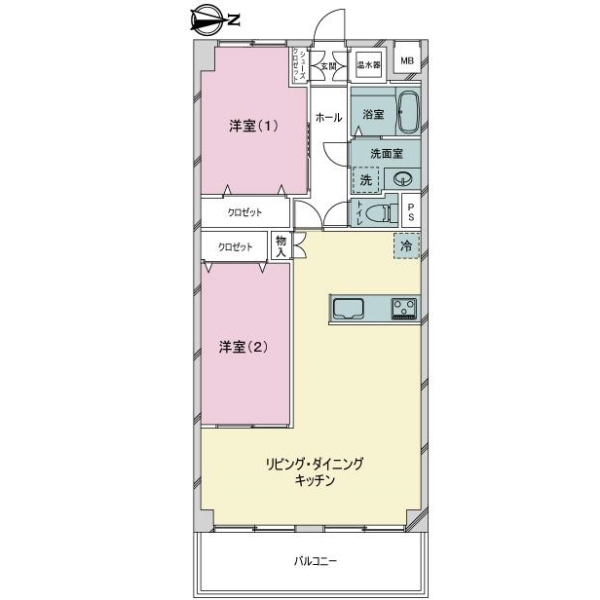 フジハイツ南千住 間取図