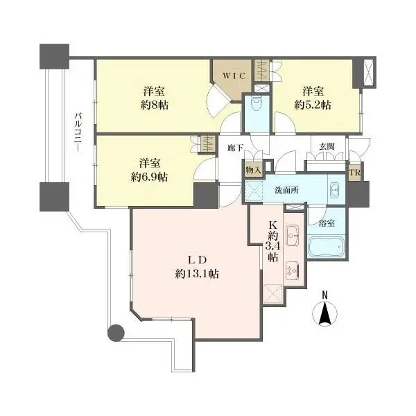 石神井公園ピアレス 間取図