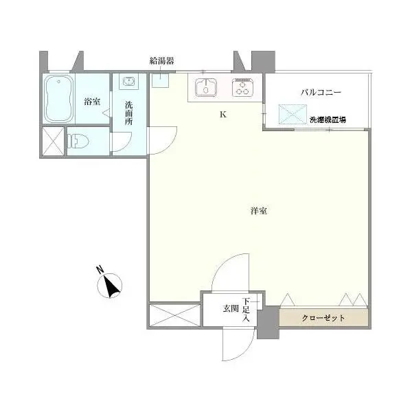 東カングランドマンション横浜パークサイド 間取図