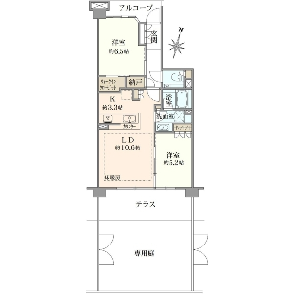 ジオ調布 間取図