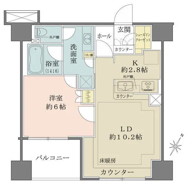 ＢＥＬＩＳＴＡ横浜 間取図
