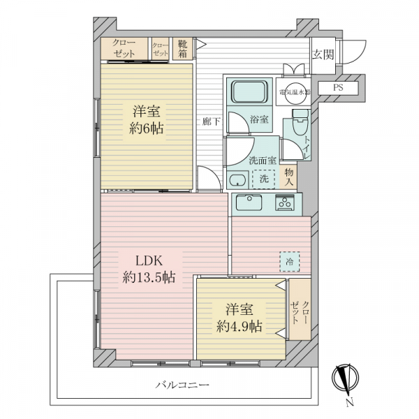 パレ京橋１番館 間取図
