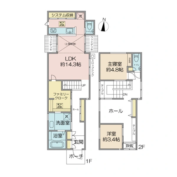 中野区白鷺２丁目 間取図