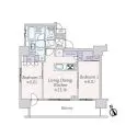 プレサンス　ロジェ　東京湊 間取図