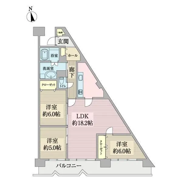 ストークマンション南浦和 間取図