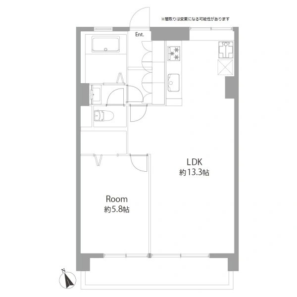 サンモア学芸大マンション 間取図
