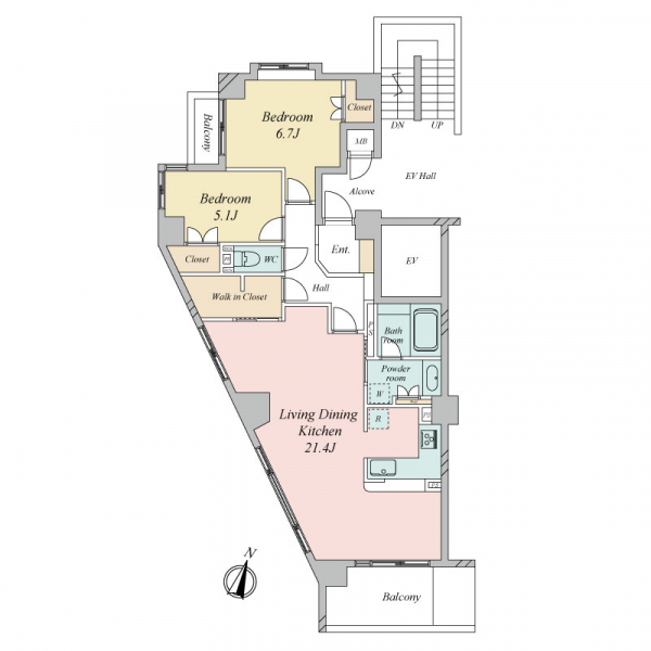 ルミナス桃山台 間取図