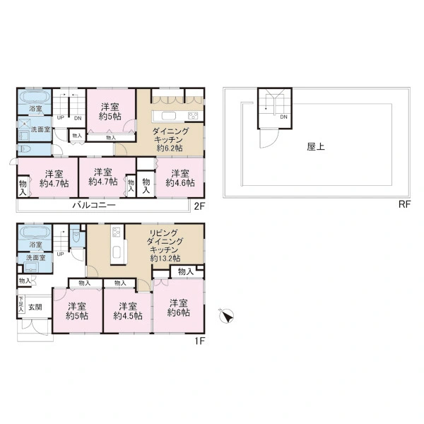 鎌倉市二階堂 間取図
