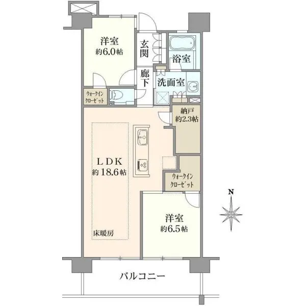 プラウドシティ吉祥寺G棟 間取図