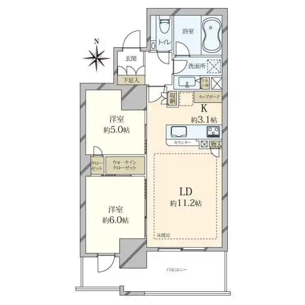 品川イーストシティタワー 間取図