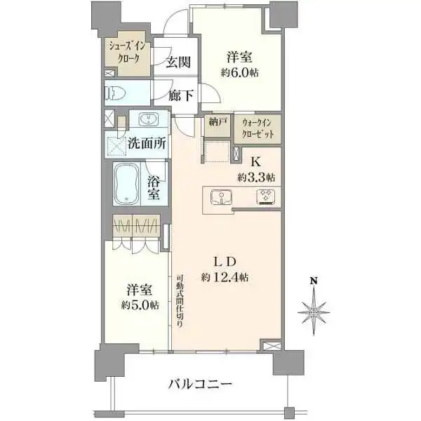 プラウド中央林間 間取図