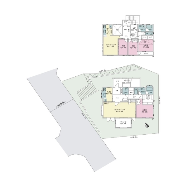 横浜市港南区芹が谷３丁目 間取図