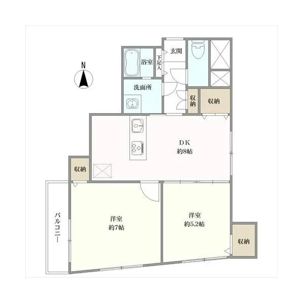 サンワコーポラス 間取図