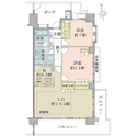 クレッセント東京リプライム　 間取図