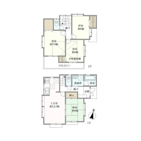 市川市国府台３丁目 間取図
