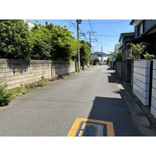 立川市羽衣町1丁目 北側道路